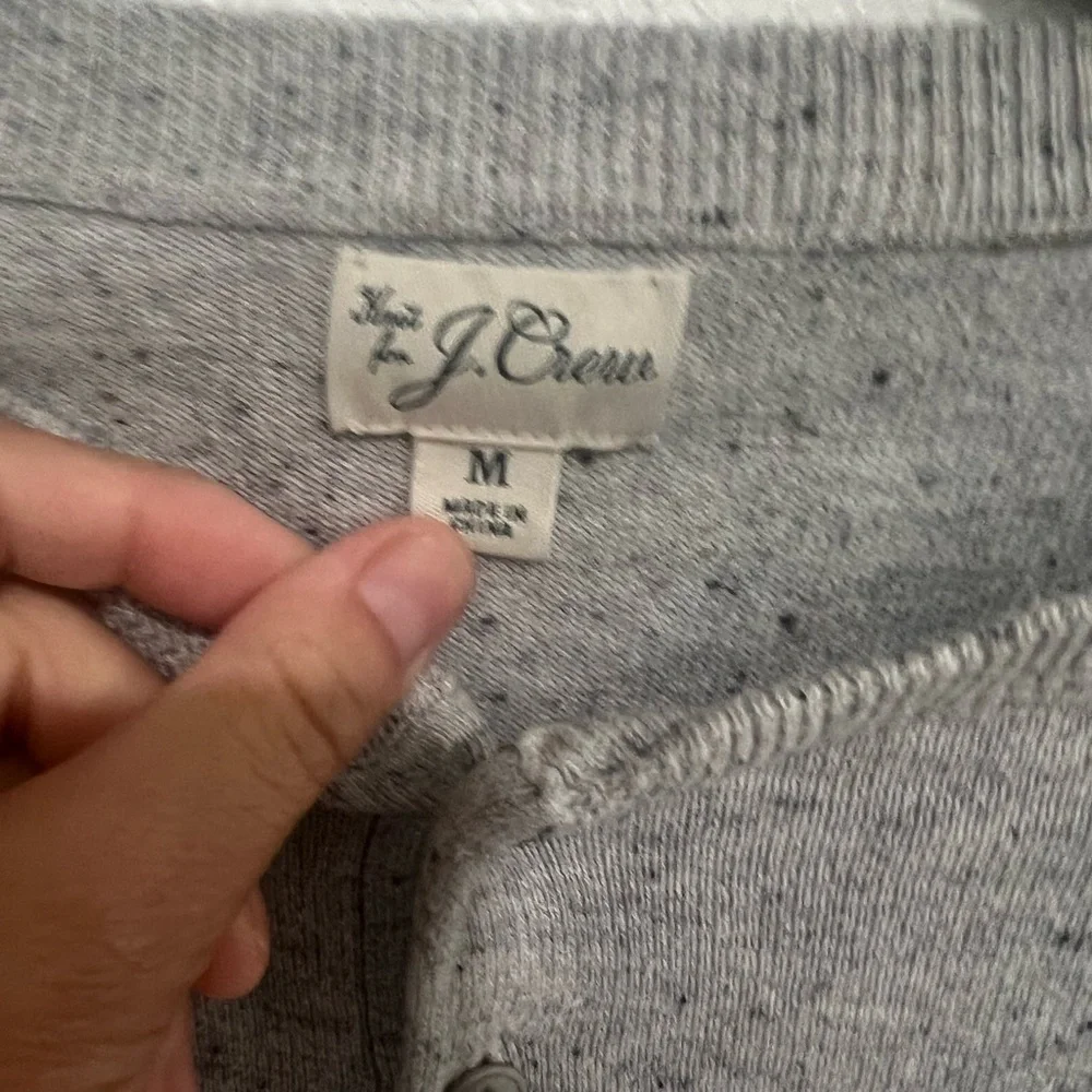 J. Crew Gray Long Sleeve Shirt- Medium